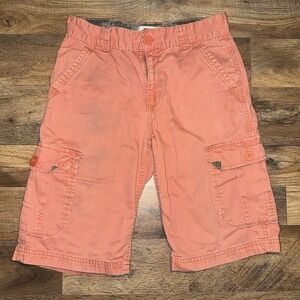 Levi's Boys Cargo Shorts Orange Size 12 Regular